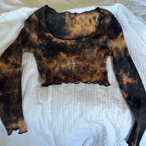 UNWORN tie-dye top